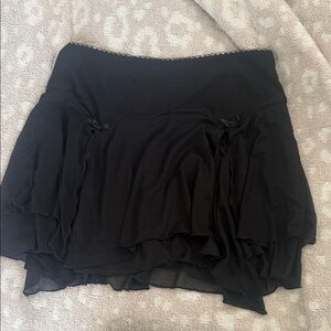 White Fox Boutique Black Mini Skirt